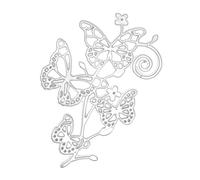 Troqueles de corte de , plantilla de corte de acero al carbono, con calidad duradera, accesorio creativo con diseño claro, 11,5, 6 x 0,2 cm, categoría de manualidades, plantilla decorativa