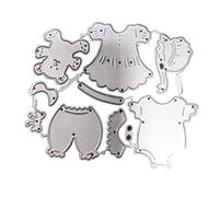 Troqueles de corte de scrapbooking DIY Moldes decorativos reutilizables de acero al carbono ropa de bebé troqueles de corte de metal para hacer a mano - 2 #