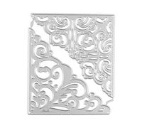 Troqueles de corte geométricos triangulares de acero al carbono para álbumes de recortes, tarjetas, álbumes decorativos, papel de relieve, troquelado de invitación de boda