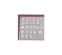 Troqueles de corte met licos con letras may sculas para tarjetas. Troqueles de corte para letras may sculas (AZ) - AN107