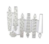 Troqueles De Corte Metal Para Velas Plantilla Grabado En Relieve Acero Carbono Manualidades Plantilla Álbumes Recortes Troqueles Tarjetas Moldes Decoración