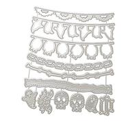 Troqueles de corte metálicos con temática navideña, plantilla decorativa de Navidad para álbumes de recortes, adornos de diario, plantillas de grabado en relieve, plantillas para hacer tarjetas