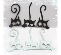 Troqueles de corte Mvchifay de animales y gatos para hacer tarjetas, troqueles met licos, herramienta para scrapbooking, plantillas de perforaci