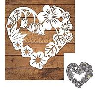 Troqueles de corte para hacer tarjetas, YunTrip con forma de corazón de metal troquelado, plantilla para manualidades, álbumes de recortes, manualidades, tarjetas de papel, manualidades decorativas