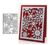 Troqueles de metal con diseño de copo de nieve, para manualidades, álbumes de recortes, troquelados decorativos, para hacer tarjetas