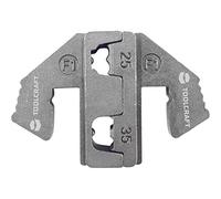 Troqueles de prensado TOOLCRAFT PLE-0F1 para puntas de cable Apertura de sujeción: 25 a 35 mm² adecuado para marca (abrazaderas)
