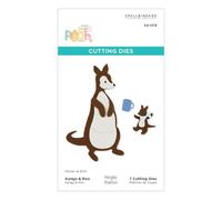 Troqueles grabados con personajes de Kanga & Roo con historias simples