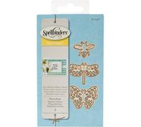 Troqueles Spellbinders Die D-Lites Flying Bugs grabados/oblea fina