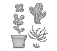 Troqueles Spellbinders S2-218 D-Lites para jard n de suculentas, grabados/finos como oblea
