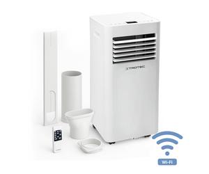 Trotec Aire acondicionado portátil WiFi 9000 BTU para 34 m² con kit de ventana para persiana - PAC 2620 E WiFi