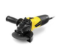 TROTEC Amoladora angular PAGS 10-115 con motor de 500 W, velocidad nominal de 12.000 min-1, cambio de disco sencillo mediante bloqueo de husillo, protección contra reinicio