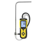 TROTEC Anemómetro de tubo de Pitot TA400 incl. certificado de calibración, Anemómetro profesional para medir la velocidad, flujo, presión y temperatura del aire