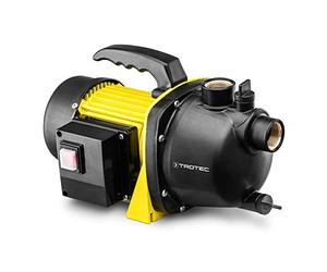 TROTEC Bomba de Jardín TGP 1000 E - 3.300 l/h, 1.000 W, 4,2 bar, altura de bombeo de 42 m, para el riego del jardín, depósitos de agua de lluvia y cisternas