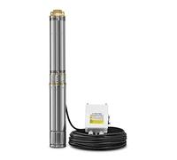 TROTEC Bomba para pozo profundo TDP 5500 E, Capacidad de bombeo: 6000 l/h, Profundidad máxima de inmersión: 20 m, Carcasa De Acero Inoxidable, IP68