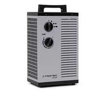 TROTEC Calefactor eléctrico Cerámico TDS 20 P, 3.000 W, Termostato, Calefacción PTC de Cerámica, Función Ventilador, Anti-Vuelco, Anti Sobrecalentamiento, Portátil, Oficina, Hogar