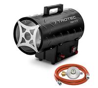 TROTEC Calentador de gas TGH 11 E - Potencia calorífica 10 kW - Calefactor eléctrico de aire 580 m³/h - Cañón de gas, calentador de construcción