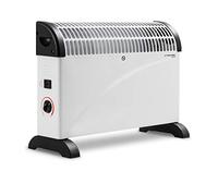 TROTEC Convector TCH 20 E, 2000 W, 3 Niveles de Calefacción, Termostato Regulable, Anti Sobrecalentamiento, Control Antihielo, Portátil, para Habitaciones de hasta 24 m²/60 m³