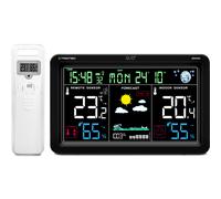 Trotec Estación meteorológica digital por radio y monitor climático con sensor exterior BZ29OS