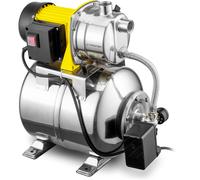 Trotec Grupo de presión doméstico, 1000 W, 3300 l/h, 3 bar, depósito inox 19 l - TGP 1025 ES
