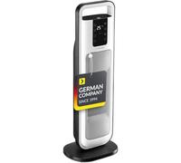 TROTEC TFC 21 E calefactor cerámico 2.000 W PTC con termostato para taller | 2 niveles de calor, para estancias de hasta 24 m²/60 m³, termostato regulable, oscilación 80°