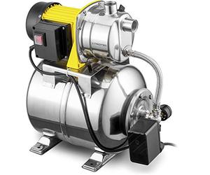 TROTEC TGP 1025 ES grupo de presión doméstico 3.300 l/h | Potencia de 1.000 W, altura de 30 m, arranque y parada automáticos y cuerpo de acero inoxidable para agua doméstica y riego