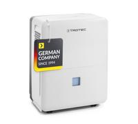 TROTEC TTK 96 E deshumidificador 30 l/día para hogar y sótano | Para estancias de hasta 90 m²/230 m³, para vivienda y dormitorio, para controlar la humedad y la condensación en interiores