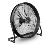 TROTEC TVM 20 D ventilador de suelo 120 W metálico para taller y gimnasio | Ø 50 cm, 3 velocidades, inclinación regulable, funcionamiento silencioso, negro, para hogar, dormitorio y oficina