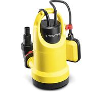 TROTEC TWP 7506 E bomba sumergible de agua limpia 13.000 l/h | Inmersión máxima de 7 m, interruptor flotador, válvula antirretorno, para jardín, vivienda y suministro de agua
