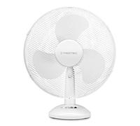 TROTEC Ventilador de Mesa TVE 14, 50 W, Oscilación Automática de 90°, 3 Velocidades, Base de Apoyo estable y Antideslizante, Portátil, Silencioso, Oficina, Hogar, Blanco