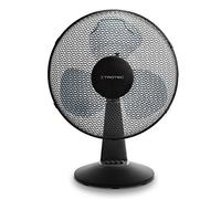 TROTEC Ventilador de Mesa TVE 17 | Automática oscilación de 80° con función de apagado| 3 velocidades| 40 vatios de potencia| rotación silenciosa| negro | Diámetro de las hojas del ventilador de 40 cm