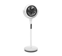 TROTEC Ventilador de pie TVE 200 S - 50 W, Ø 40 cm, 3 niveles, 5 aspas, oscilación, altura regulable, refrigeración silenciosa, para oficina, dormitorio y sala de estar, color blanco