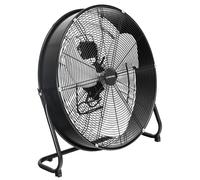 TROTEC Ventilador de Suelo TVM 24 D, 124 W, 3 Velocidades de Ventilación, Inclinación Regulable hasta 135°, Silencioso, Pie de Apoyo Estable y Antideslizante, Negro