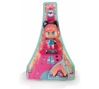 Trotties - Mini Sophie in Paris, Set de Juguete con Torre Eiffel Rosa, 1 Mini muñeca y Muchos Accesorios, con 3 escenarios y Pegatinas para Decorar, Regalo + 3 años, Famosa