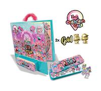 Trotties - Tiny Maletín de Colección con 2 Figuras de Oro, con un Estuche metálico para Guardar y coleccionar Todas Las Micro Figuras, para niños y niños +3 años Famosa (TFT24000)