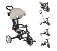 Globber Tricycle Explorer 4 en 1 - Triciclo Plegable y escalable en draisiana para niños de 10 Meses a 5 años