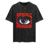Trouble Manic Frustration Mens T-Shirt Unisex Black Top tee 3XL