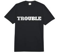 Trouble Problemas para los Alborotadores Estrés Declaración Comfort Colors Adult Heavyweight T-Shirt