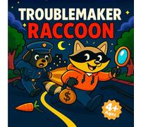 TroubleMaker Raccoon -Fun & Creative Animal Coloring Book for Kids: It Makes you Laugh and Makes you Think, Very line holds an Adventure, Every Color Sparks an idea