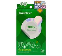 Troubless Parche invisible para espinillas, 96 parches ultrafinos para el acné, fácil de despegar, 2 tamaños
