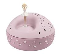 Trouseelle, Bailarina, Luz nocturna, Ideal de niña, Proyector de estrellas musicales, Figura giratoria, Pilas incluidas