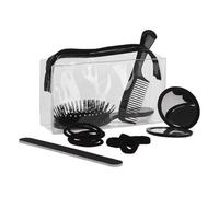 Trousse de Toilette Portable Multifonctionnelle Avec 14 Accessoires de Vanité - Idéale pour Les Voyages et Activités de Plein Air, Fabriquée en Matériaux de Haute Qualité