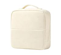 Trousse Maquillage Voyage - Organisateur Cosmétique Vertical 22,5cm Rangement Trousse Toilette Portable Rabat Beauté Femme Vacances Hôtel Camping Déplacements