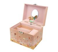 Trousselier - Caja de joyas musical de sirena - Vanity Case infantil, caja de joyería para niña, caja musical - Música Menuet de Mozart - Regalo de cumpleaños para niña - Brilla en la noche