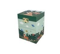 Trousselier -Caja de música con 3 cajones de Conejo en el Bosque - Colori Verde