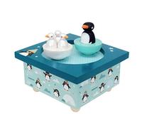 Trousselier - Caja de música de madera para bebés con pingüinos de plástico (S95008)