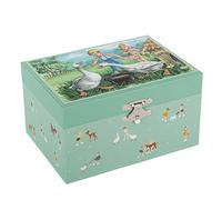 Trousselier - Caja de música Gansos - Recuerdos infantiles © Jeanne Lagarde- Regalo ideal para niñas jóvenes - Invitación musical a bailar - Multicolor - 2 unidades