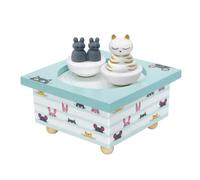 Trousselier - Caja de Música para Bebé, Gato y Ratón, 11 x 11 x 6 cm (TROUS95011)