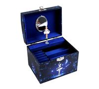 Trousselier- Caja de Joyas Ballet y Bailarina fotoluminiscente, Color Azul Marino, Large (S90070)