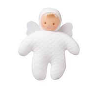 Trousselier - Juguete Premier Age - Ángel con sonajero, 12 cm - blanco