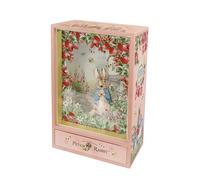 Trousselier Llavero Peter Rabbit. - Gran Caja de música de Madera Tradicional de Piedra de Conejo Fresas Rosa - Caja Musical - Caja de música para niña niño Bebe niño - Regalo Bautismo Nacimiento